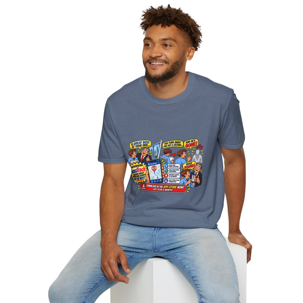 Funny Boss Tracker T-Shirt