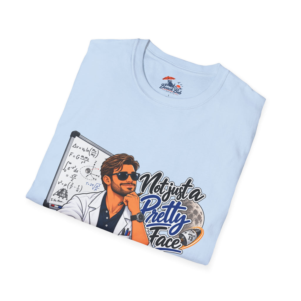 Pretty Face Scientist T-Shirt — 'Mighta Pretty Face' Graphic Tee for Scientists & Students