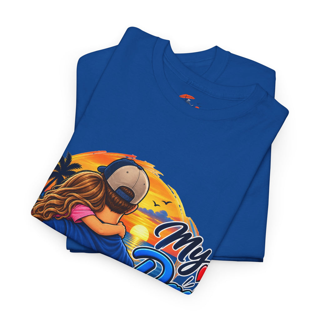 Dad & Daughter Tee — "My Dad Is My Hero" Father's Day T-Shirt