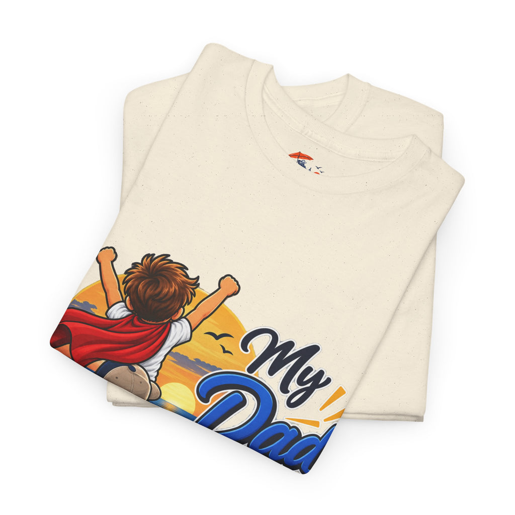 My Dad Is My Hero T-Shirt — Father & Child Superhero Tee for Father’s Day