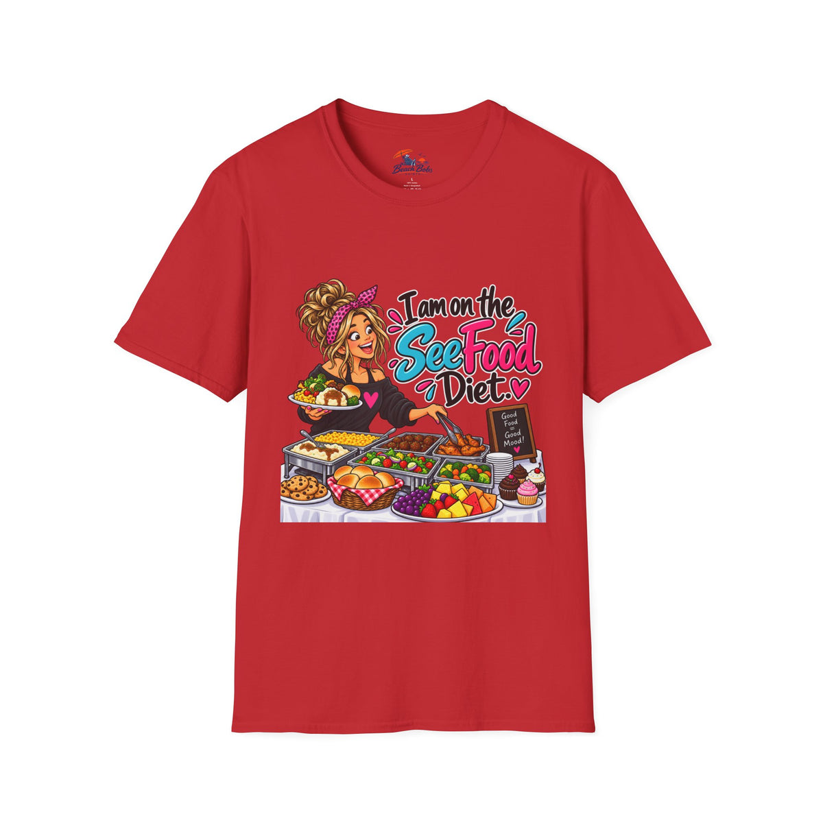 See Food Diet T-Shirt — Funny Buffet Lover Tee