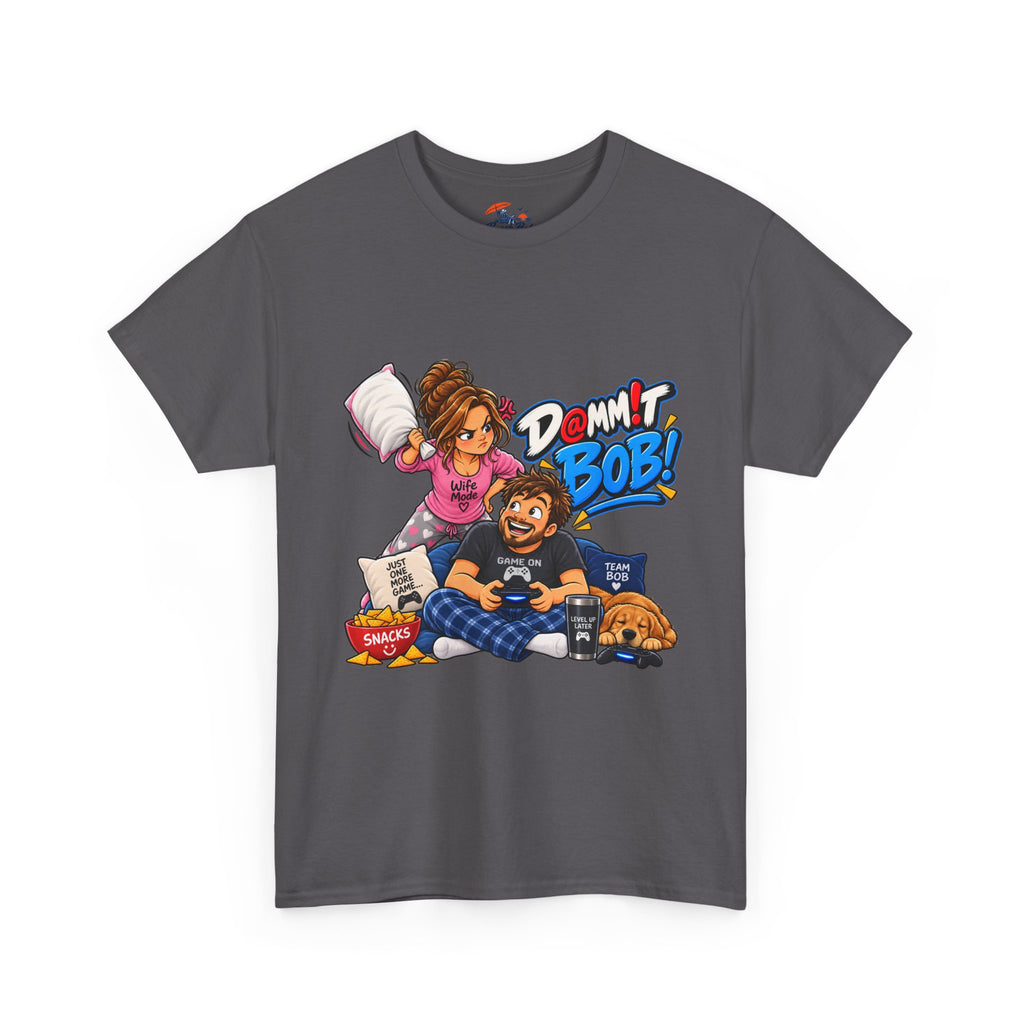 “Damn It Bob!” Couple Gaming Pillow Fight T-Shirt