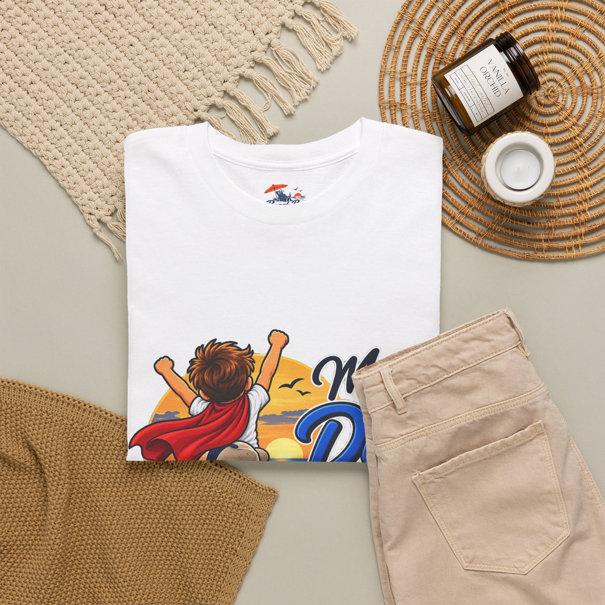 My Dad Is My Hero T-Shirt — Father & Child Superhero Tee for Father’s Day