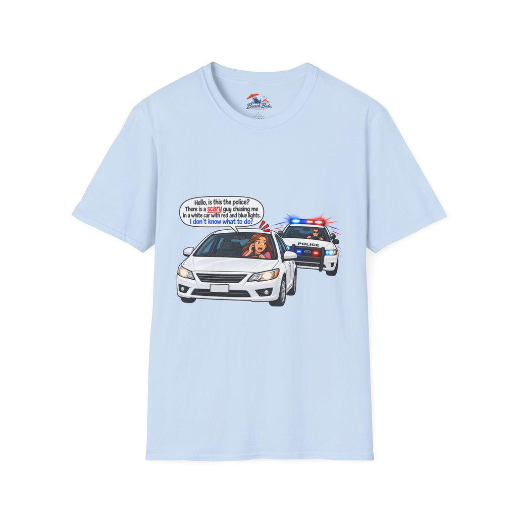 Funny Police Pull-Over Graphic Tee